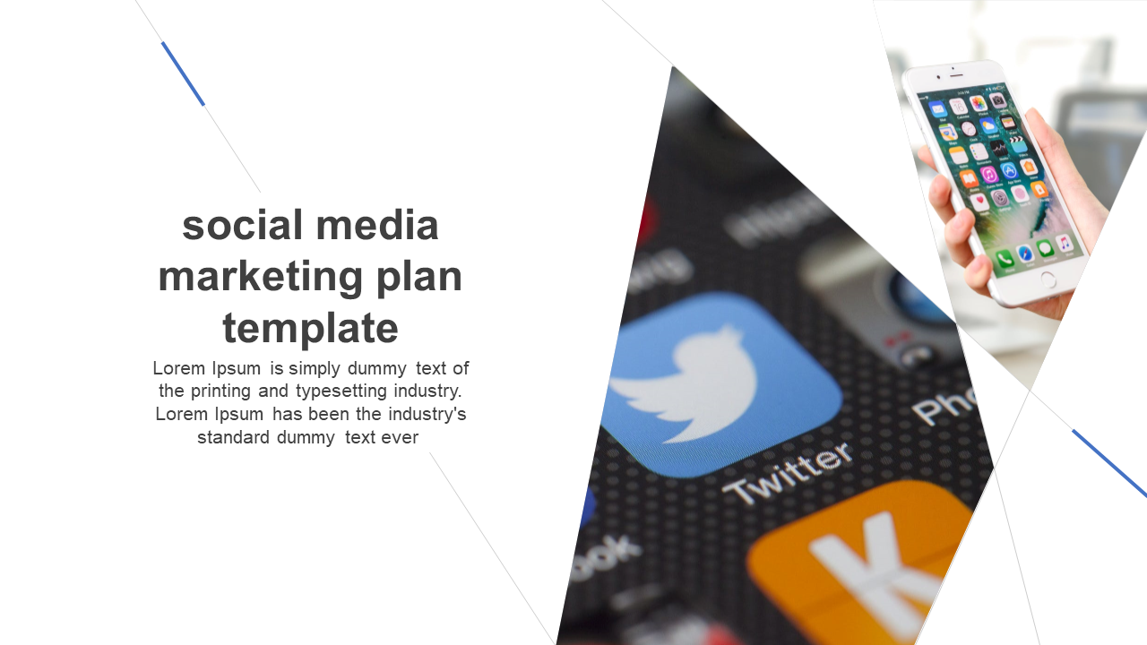 Social Media Marketing Plan Template and Google Slides